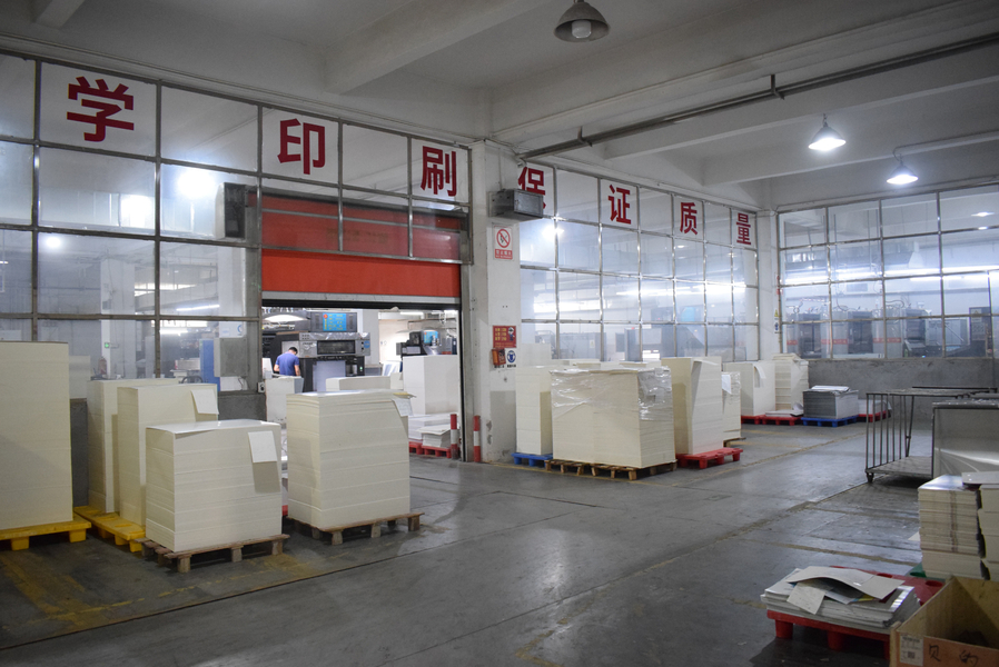 GUANGZHOU YM PACKAGE PRODUCTS CO.,LTD. linea di produzione del fabbricante