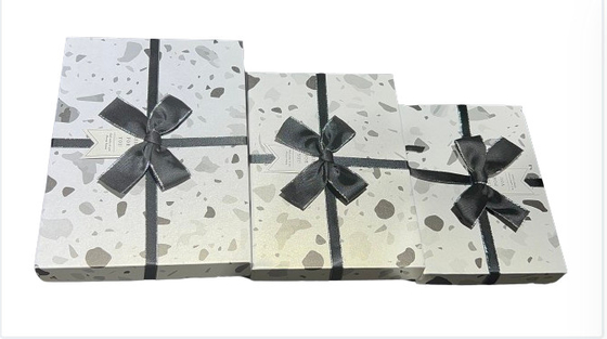 Scatola regalo a disegno d'oro caldo scatola regalo per gioielli set scatola regalo