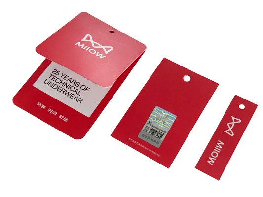 OEM Custom Paper Hang Tags Custom Printed Hang Tags Etichette stampate