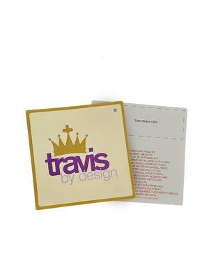 Premium Custom Hang Tags Stili di moda di marca Swing Tag Swing Tag di lusso
