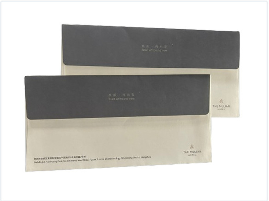 Eco-friendly cartone resistente busta materiali sostenibili stampa su misura
