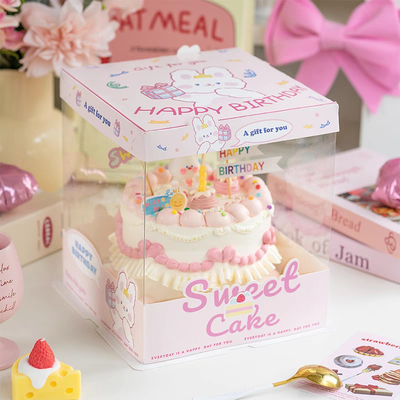 Scatole di imballaggio per torte su misura con requisiti di stampa offset CMYK / Pontone