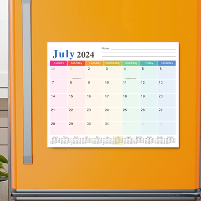 Carta Visualizzazione mensile Layout Calendari personalizzati per pareti