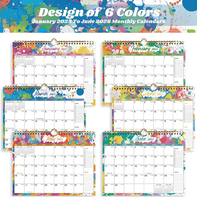 Calendari personalizzati a colori per la personalizzazione e il branding