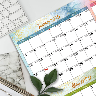 Dicembre Fine mese Stampa di calendario personalizzata Segnata con le principali festività statunitensi Personalizzabile