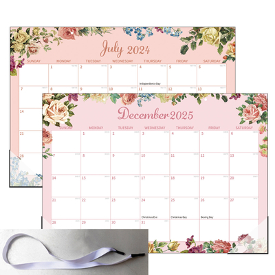 Calendari murali personalizzati da 12 x 12 pollici con le festività