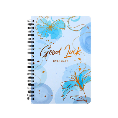 Disegno di notebook personalizzato a vite con tecnica in rilievo e tipo di legame