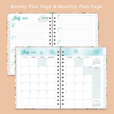 Notebook a copertina rigida a spirale personalizzato con stampa del logo A5