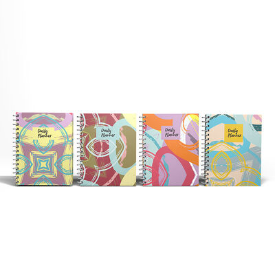 Quaderno con copertina rigida a spirale con stampa del logo, 100 pagine, rilegatura a spirale resistente, perfetto per conferenze aziendali e workshop