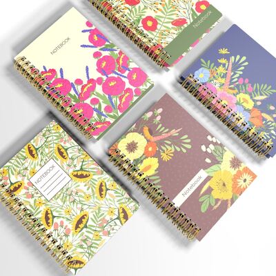 Diario personalizzato a colori come preferisci, con pagine bianche, ideale per regali aziendali, ufficio e journaling personale