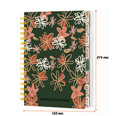 Quaderno di carta personalizzato con dimensioni della pagina di 58 x 83 pollici, perfetto per organizzare attività quotidiane e idee aziendali