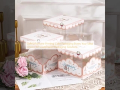 CMYK/Pantone stampa cartoni di imballaggio per torte La scelta ideale per soluzioni di imballaggio personalizzate