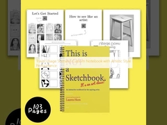 Scenario di utilizzo di viaggio taccuino personalizzato con prestazioni in stile artistico