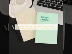 Colore personalizzato e alta durabilità Opzione di personalizzazione del notebook a copertina dura a spirale personalizzato a tuo piacimento