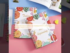 Quaderno a spirale standard con copertina da 300 g/m² colore nero