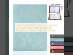 Taccuino personalizzato con stampa logo, 100 pagine, diari personalizzati per lo sviluppo professionale e la formazione