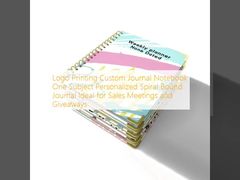 Quaderno a spirale nero con copertina rigida elegante