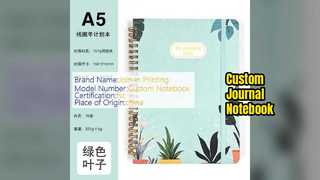 Taccuino personalizzato con pagine bianche dal design elegante