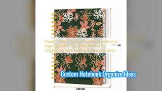 Quaderno diario personalizzato Organizza velocemente le idee