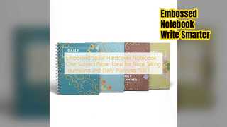 Quaderno a spirale in rilievo per appunti e diario