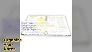 Organizzazione e archiviazione del taccuino a spirale